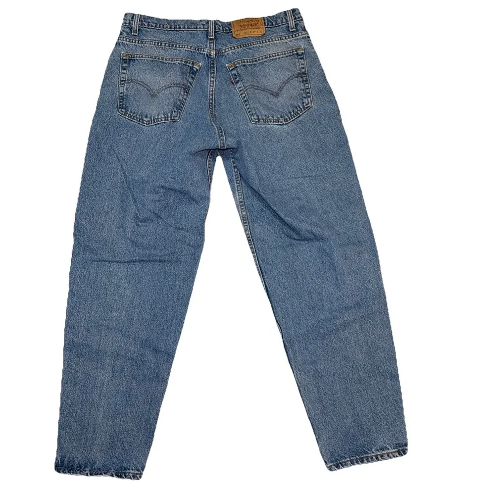 Vtg 90s Levi's 560‎ Loose Fit Tapered Leg Jeans Men 38x30 Blue Made in USA
